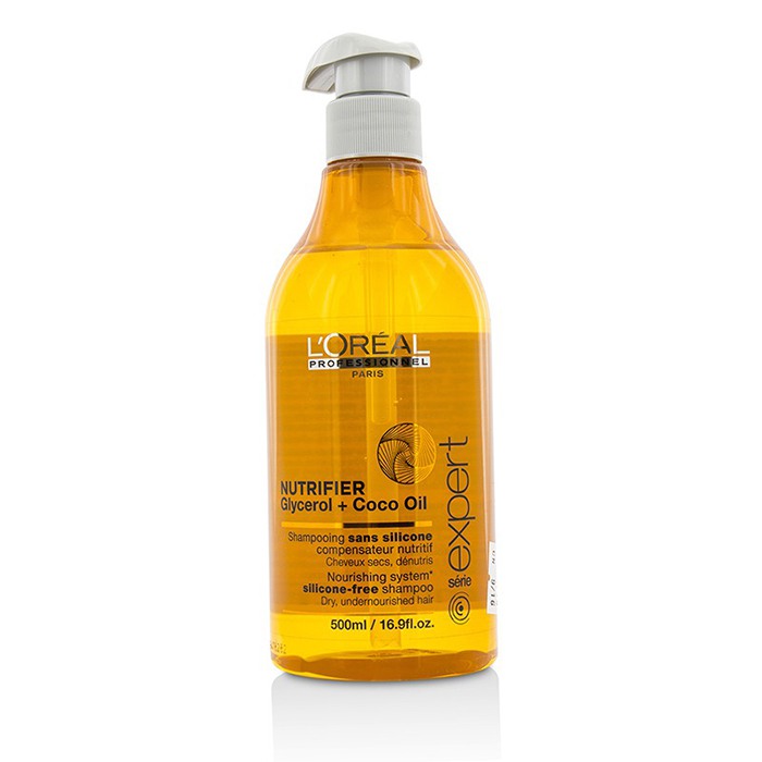 L'Oreal 萊雅 專業美髮系列 - 滋養甘油＋可可油無矽洗髮露Professionnel Expert Serie - Nutrifier Glycerol + Coco Oil Silicone-Free Shampoo(乾性及營養不良髮質) 500ml/16.9ozProduct Thumbnail