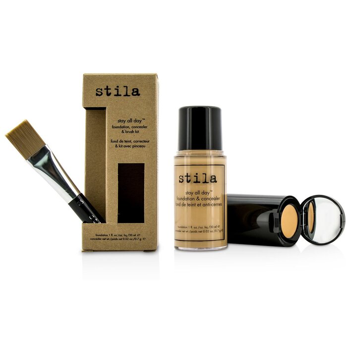 Stila Stay All Day Foundation, Concealer & Brush Kit ערכת פאונדיישן, קונסילר ומברשת 2pcsProduct Thumbnail
