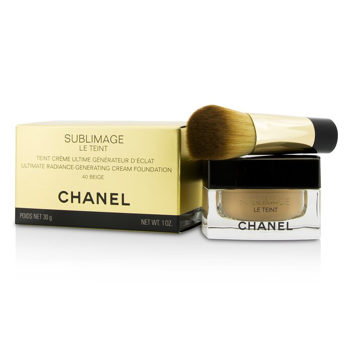 Chanel VITALUMIÈRE Satin Smoothing Fluid Makeup SPF 15  40 BEIGE  30 ML   Vellaca