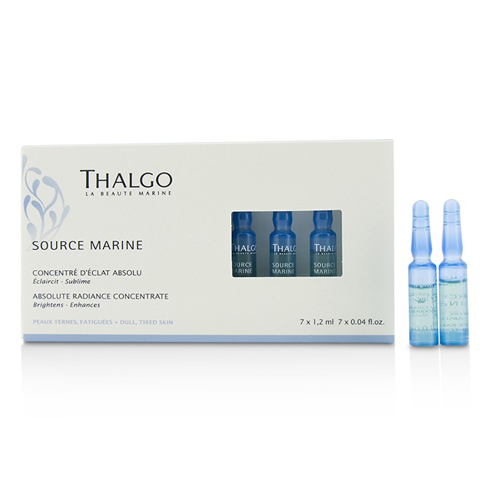 Thalgo 岱蔻兒 煥亮精華-適用於暗沉和疲勞肌膚 Source Marine Absolute Radiance Concentrate 7x1.2ml/0.04ozProduct Thumbnail