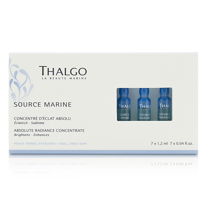Thalgo 岱蔻兒 煥亮精華-適用於暗沉和疲勞肌膚 Source Marine Absolute Radiance Concentrate 7x1.2ml/0.04ozProduct Thumbnail