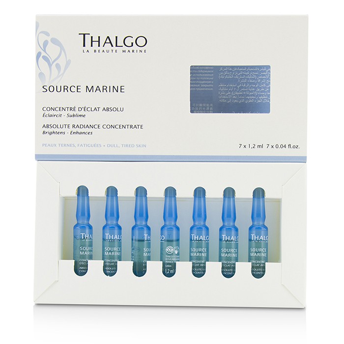Thalgo Source Marine Absolute Radiance Concentrate - For Dull & Tired Skin 7x1.2ml/0.04ozProduct Thumbnail