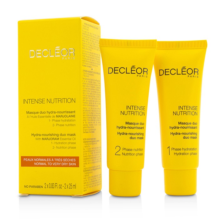 デクレオール Decleor Intense Nutrition Hydra-Nourishing Duo Mask - For Normal To Very Dry Skin 2x25ml/0.83ozProduct Thumbnail