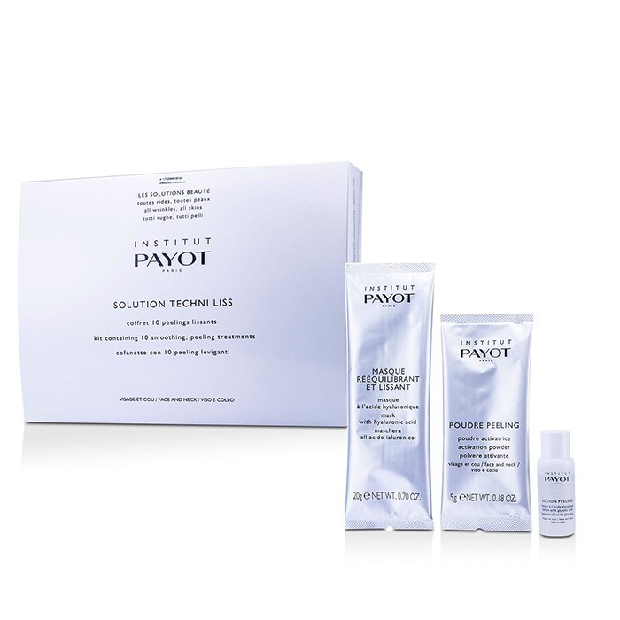 Payot Solution Techni Liss - Smoothing & Peeling Treatments For Face & Neck (Salon Product) 10treatmentsProduct Thumbnail