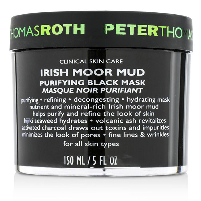Peter Thomas Roth 彼得羅夫 愛爾蘭黑泥淨化面膜Irish Moor Mud Purifying Black Mask 150ml/5ozProduct Thumbnail
