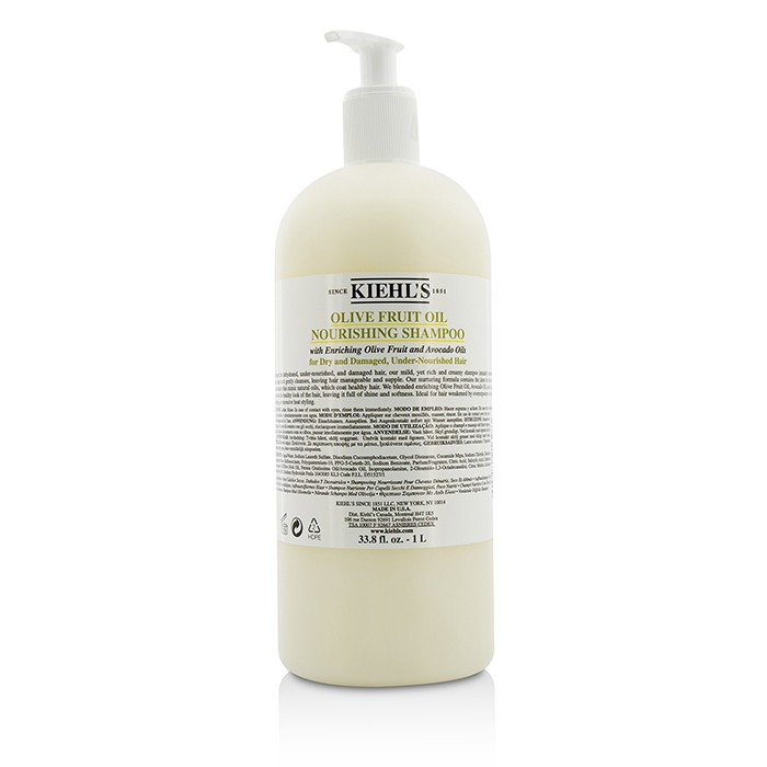 Kiehl's Olive Fruit Oil Nourishing Shampoo (For Dry and Damaged, Under-Nourished Hair) 1000ml/33.8ozProduct Thumbnail