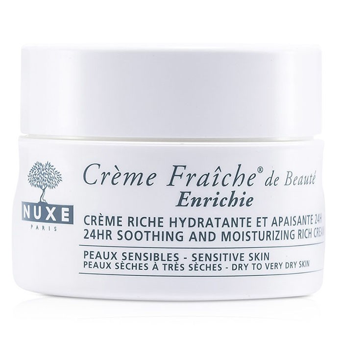 欧树 Nuxe Creme Fraiche De Beaute Enrichie 24HR Soothing And Moisturizing Rich Cream -Dry to Very Dry Sensitive Skin(Exp.Date: 07/2017) 50ml/1.7ozProduct Thumbnail
