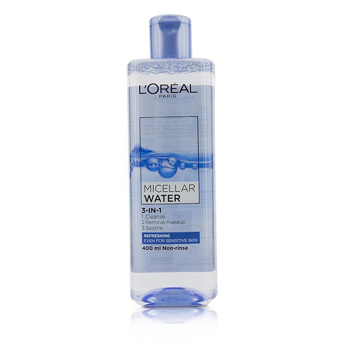 L'Oreal 3-In-1 Micellar Water (Refreshing) - Herkälle iholle 400ml/13.3ozProduct Thumbnail