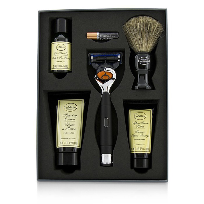 The Art Of Shaving Lexington Collection Power Shave Set: Razor + Brush + Pre Shave Oil + Shaving Cream + After Shave Balm - Without Battery 5pcsProduct Thumbnail