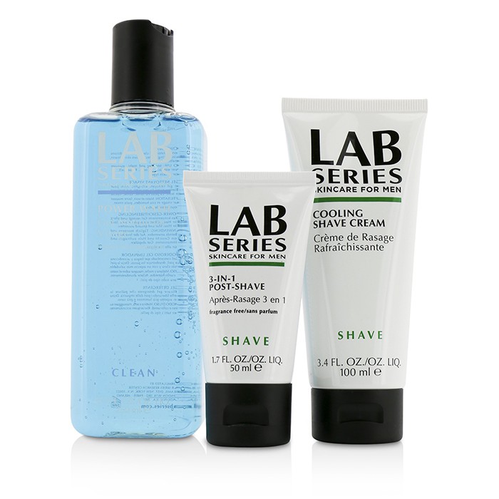 ラボシリーズ Lab Series Lab Series Shave Smart Kit : Power Wash 250ml + Shave Cream 100ml + Post Shave 50ml 3pcsProduct Thumbnail
