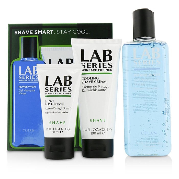 Lab Series Lab Series Shave Smart Kit : Power Wash 250ml + Shave Cream 100ml + Post Shave 50ml 3pcsProduct Thumbnail