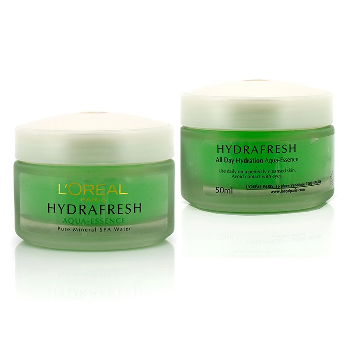 L'Oreal Dermo-Expertise Hydrafresh All Day Hydration Aqua Gel Duo Pack - For All Skin Types (Unboxed) 2x50ml/1.7ozProduct Thumbnail