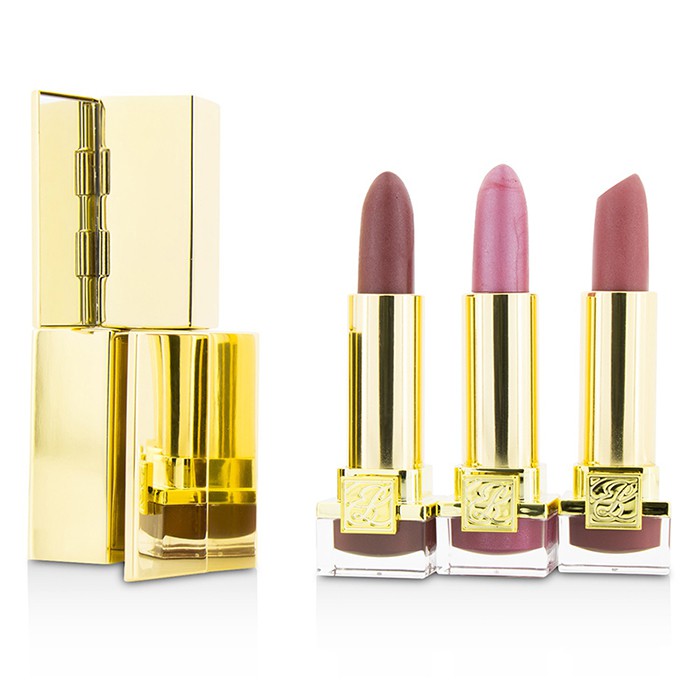 雅诗兰黛 Estee Lauder Travel Exclusive 3 Pure Color Long Lasting Lip Jewels: 3x Mini Lipstick ( 3x2.5g/0.08ozProduct Thumbnail