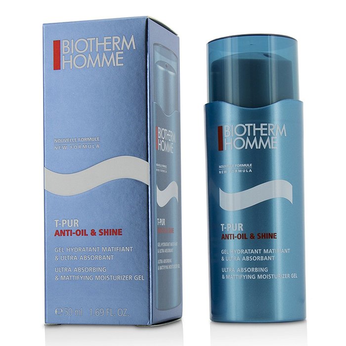 Biotherm Homme T-Pur Anti Oil & Shine Ultra Absorbing & Mattifying Moisturizer Gel - Gel Pelembab 50ml/1.69ozProduct Thumbnail