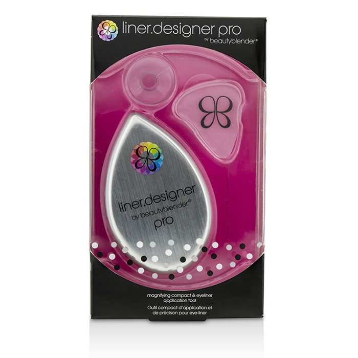 BeautyBlender قلم عيون Linver Designer (أداة تطبيق لتخطيط العيون، 1x علبة مع مرآة مضخمة، 1x ماصة الفنجان) 3pcsProduct Thumbnail