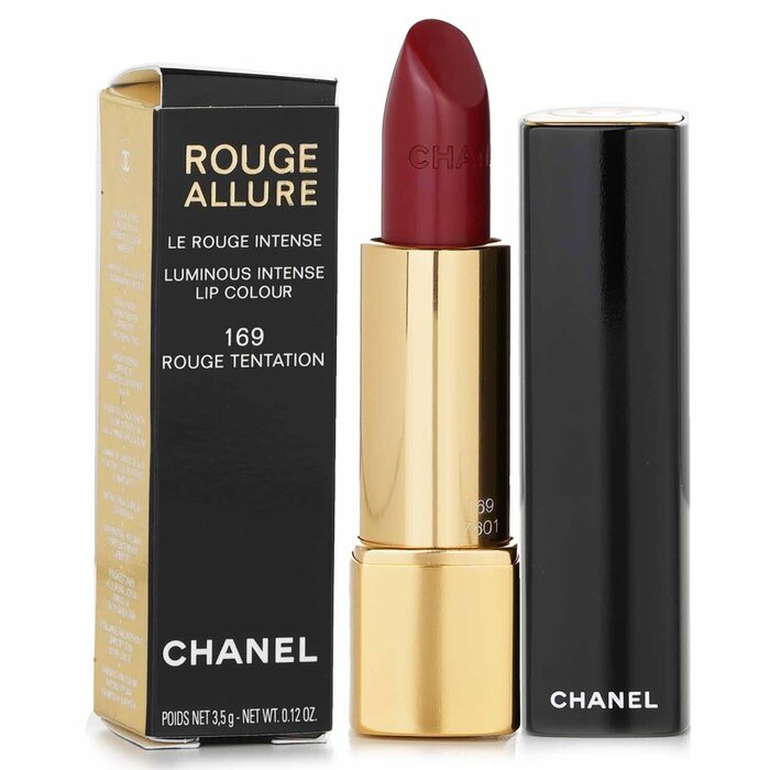 Son Chanel Rouge Allure mềm môi lên màu tốt bám màu 169 đỏ rượu  unbox
