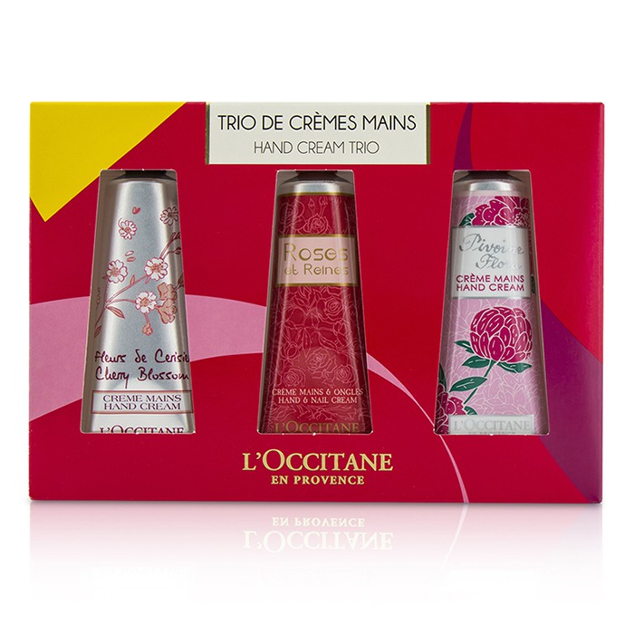 ロクシタン L'Occitane Floral Hand Cream Trio: Cherry Blossom + Roses Et Reines + Pivoine Flora Hand Cream 3pcsProduct Thumbnail