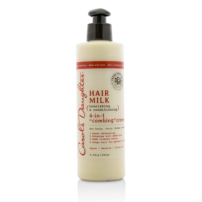 Carol's Daughter 卡羅爾的女兒  Hair Milk Nourishing & Conditioning 4-in-1 Combing Creme (For Curls, Coils, Kinks & Waves) 236ml/8ozProduct Thumbnail