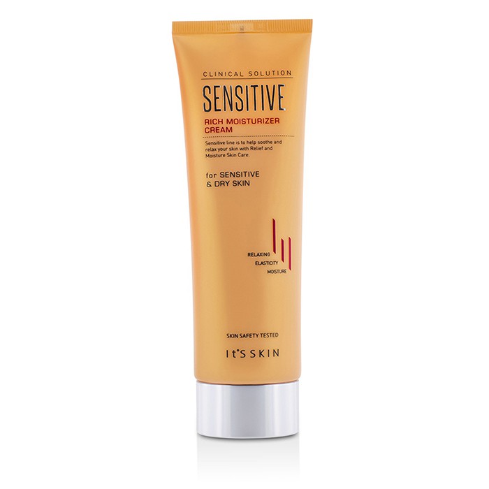 It's Skin Clinical Solution Sensitive Rich Moisturizer Cream (Tgl Produksi: 04/2014) - Krim Wajah 120ml/4ozProduct Thumbnail