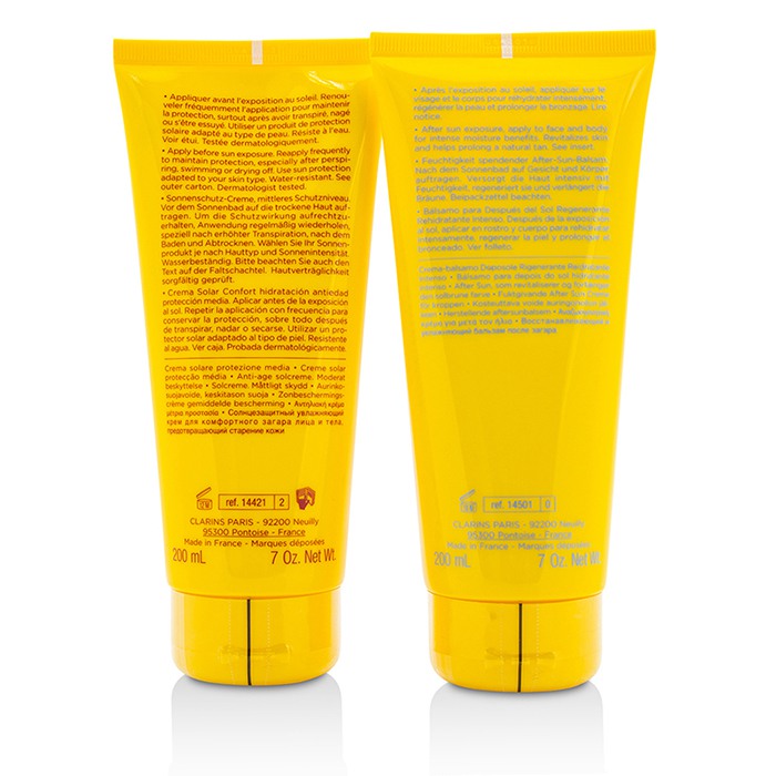 Clarins Summer Essentials Set: Sun Care Cream SPF 20 200ml/7oz + After Sun Moisturizer 200ml/7oz 2pcsProduct Thumbnail