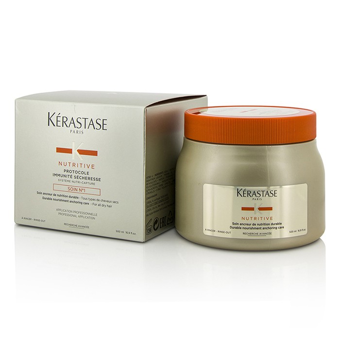 Kerastase علاج مكثف لتغذةي الشعر Nutritive Protocole Immunit&eacute; S&eacute;cheresse Soin N&deg;1 Durable (لجميع أنواع الشعر) 500ml/16.9ozProduct Thumbnail