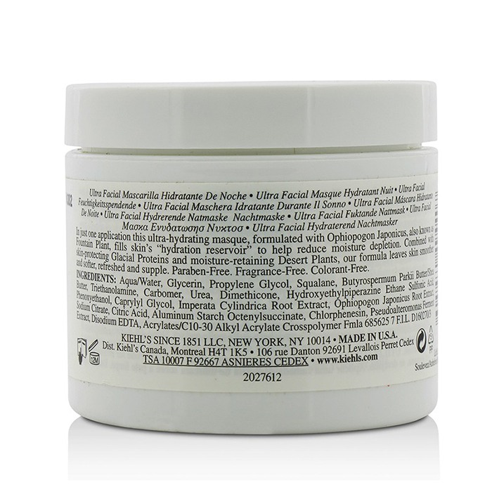 Kiehl's Maseczka do twarzy Ultra Facial Overnight Hydrating Masque - For All Skin Types (Packaging Slightly Damaged) 125ml/4.2ozProduct Thumbnail