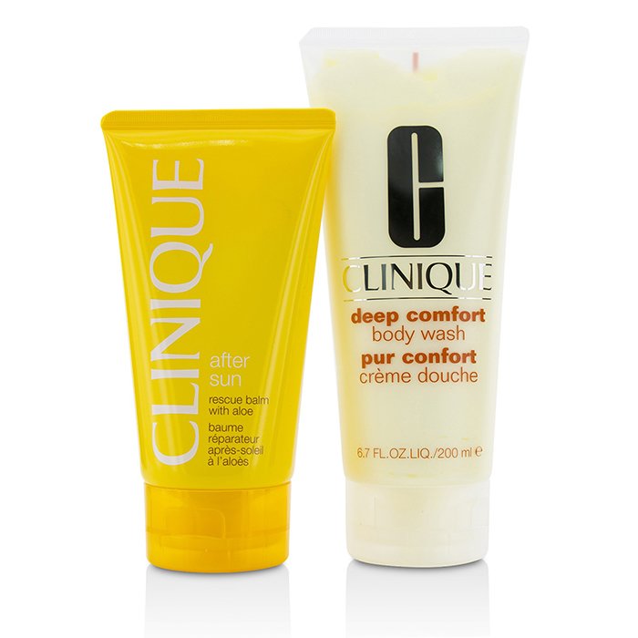 Clinique Summer In Clinique Set: Deep Comfort Body Wash 200 ml / 6,7 oz + After Sun Rescue Balm 150 ml / 5 oz 2pcsProduct Thumbnail