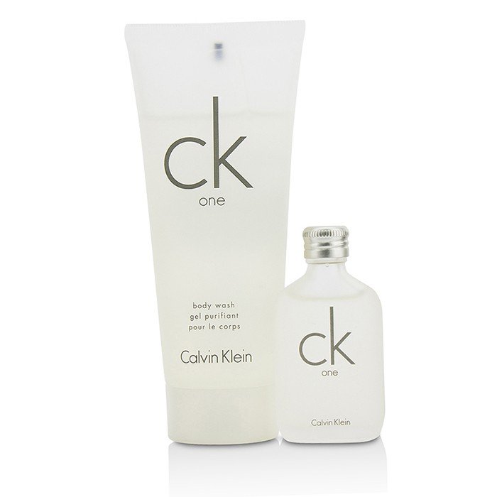 Calvin Klein CK One Coffret: Eau De Toilette 15ml/0.5oz + Body Wash 100ml/3.4oz + Bag 2pcs+bagProduct Thumbnail