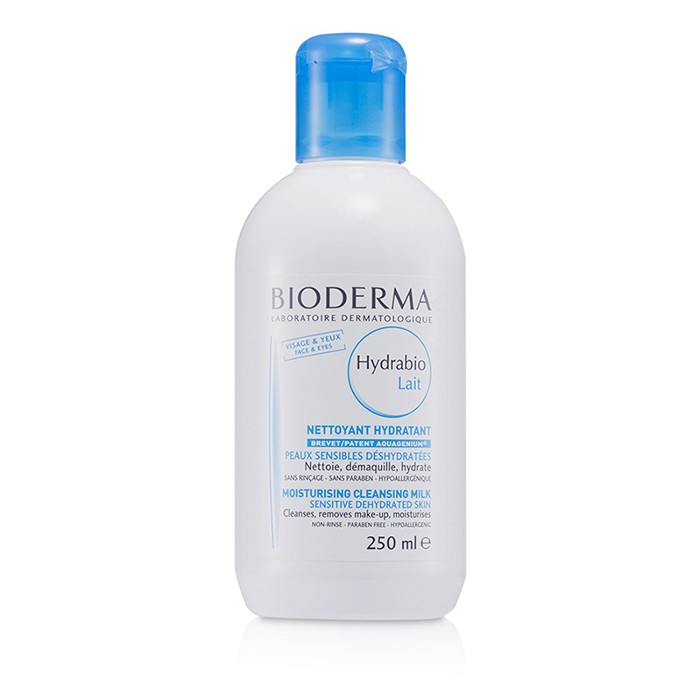 Bioderma Hydrabio Moisturising Cleansing Milk - For Sensitive Dehydrated Skin (Exp. Date: 11/2017) 250ml/8.4ozProduct Thumbnail