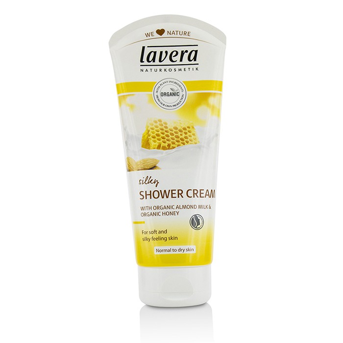 Lavera Organic Almond Milk & Honey Crema de Ducha Sedosa - Piel Normal a Seca 200ml/6.6ozProduct Thumbnail