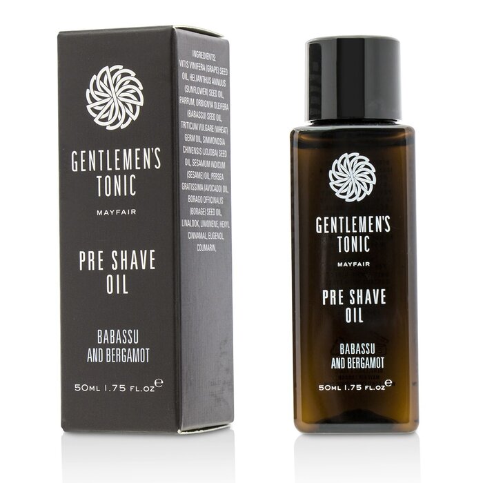 Gentlemen's Tonic Olejek przed goleniem Pre Shave Oil - Babassu & Bergamot 50ml/1.75ozProduct Thumbnail