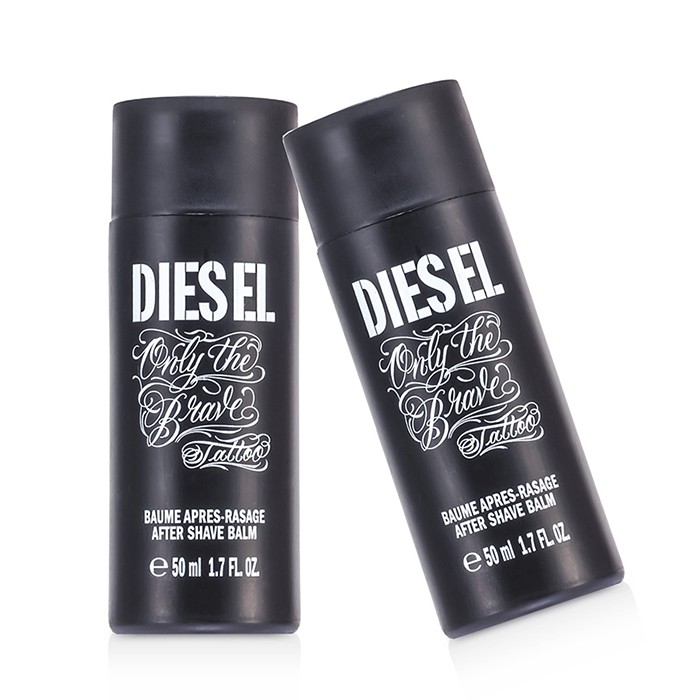 Diesel Only The Brave Tattoo After Shave Balm Duo Pack (Unboxed) 2x50ml/1.7ozProduct Thumbnail
