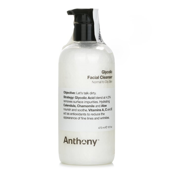 Anthony 安東尼  男士甘醇酸洗面乳 - 適用於中性/油性肌膚 Logistics For Men Glycolic Facial Cleanser 473ml/16ozProduct Thumbnail