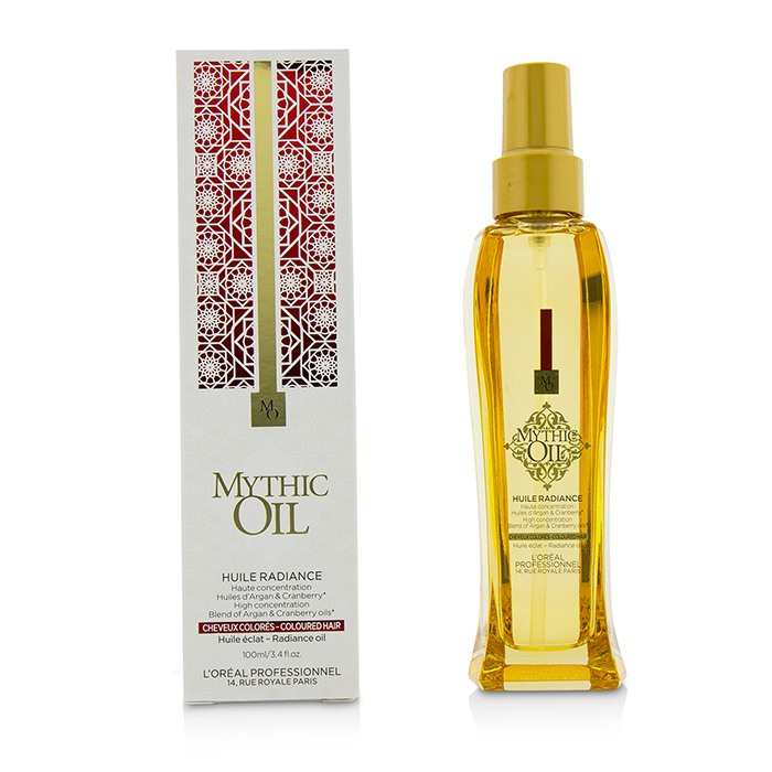 L'Oreal Professionnel Mythic Oil Radiance Oil with Argan & Cranberry Oils (Coloured Hair) 100ml/3.4ozProduct Thumbnail