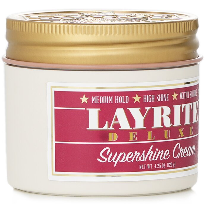 Layrite Supershine կրեմ (միջին պահելու, բարձր փայլ, ջրում լուծվող) 120g/4.25ozProduct Thumbnail