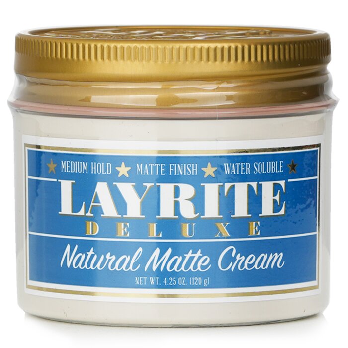 Layrite Natural Matte Cream (Medium Hold, Matte Finish, Water Soluble) 120g/4.25ozProduct Thumbnail