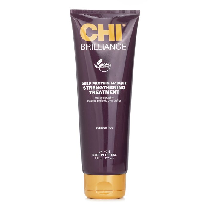 CHI Deep Brilliance Olive & Monoi Deep Protein Masque Strengthening Treatment 237ml/8ozProduct Thumbnail