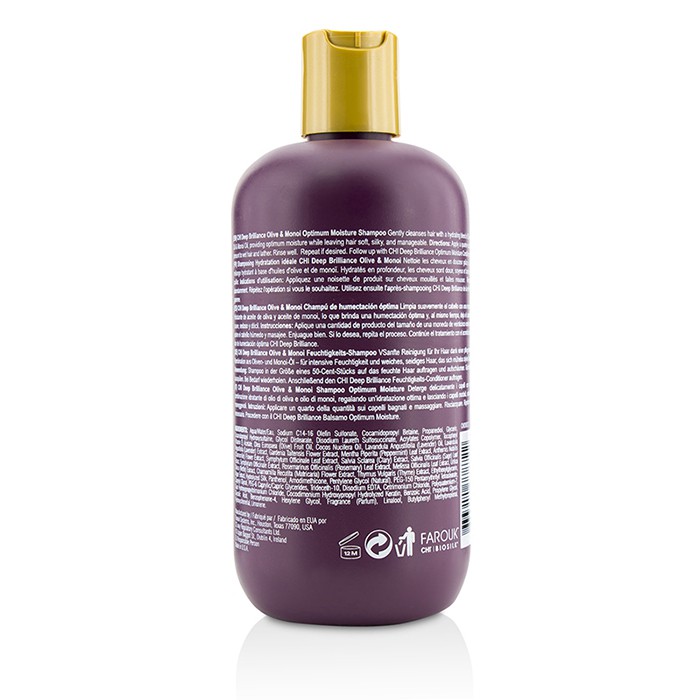 CHI Deep Brilliance Olive & Monoi Optimum Moisture Shampoo 355ml/12ozProduct Thumbnail