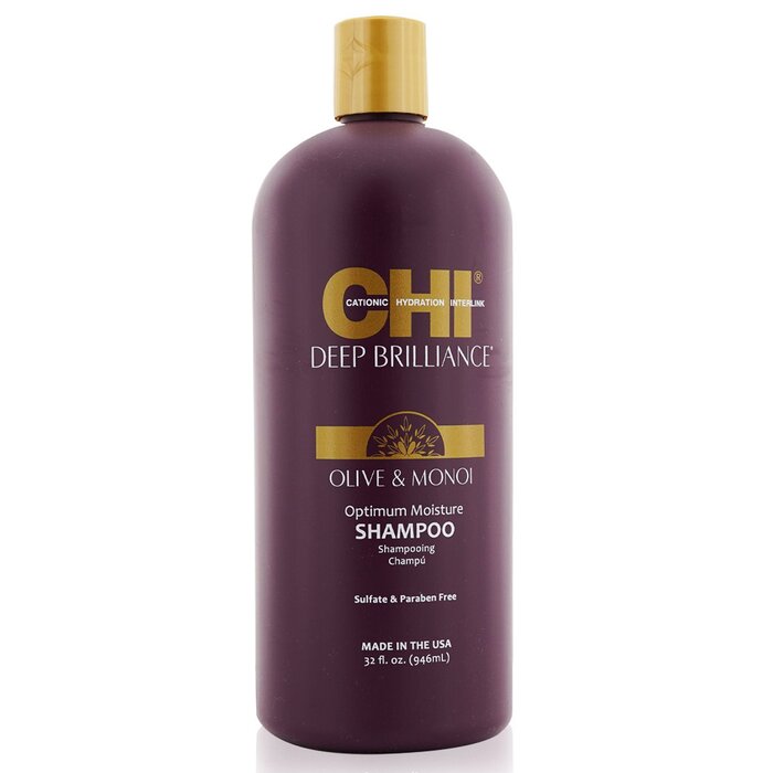 CHI 橄欖和莫諾伊油保濕洗髮精 Deep Brilliance Olive & Monoi Optimum Moisture Shampoo 946ml/32ozProduct Thumbnail