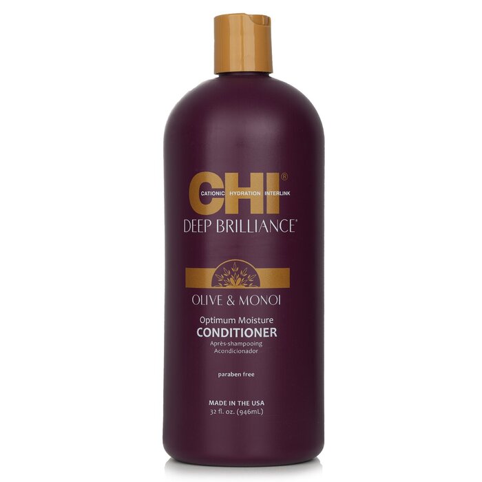 CHI 橄欖和莫諾伊油保濕潤髮乳 Deep Brilliance Olive & Monoi Optimum Moisture Conditioner 946ml/32ozProduct Thumbnail