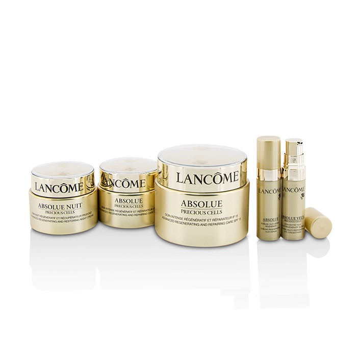 Lancome Absolue Precious Cells Set: Repairing Care SPF 15 50ml&15ml + Night Cream 15ml + Oleo-Serum 5ml + Eye Concentrate 5ml 5pcsProduct Thumbnail