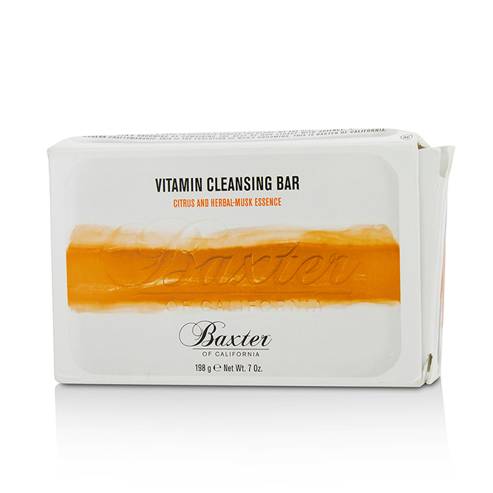 Baxter Of California Vitamin Cleansing Bar (Citrus And Herbal-Musk Essence) (Box Slightly Damaged) 198g/7ozProduct Thumbnail