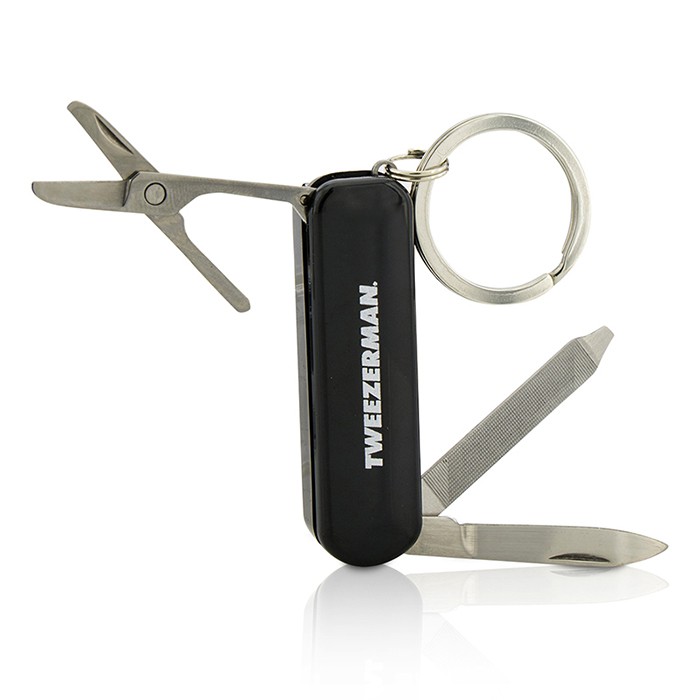 Tweezerman G.E.A.R. Pocket Multi-Tool (Folding Nail Clipper, Nail File, Nose Hair Scissors, Pockey Knife) 1pcProduct Thumbnail