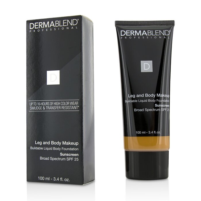 Dermablend Leg and Body Make Up Buildable Liquid Body Foundation Sunscreen Broad Spectrum SPF 25  100ml/3.4ozProduct Thumbnail