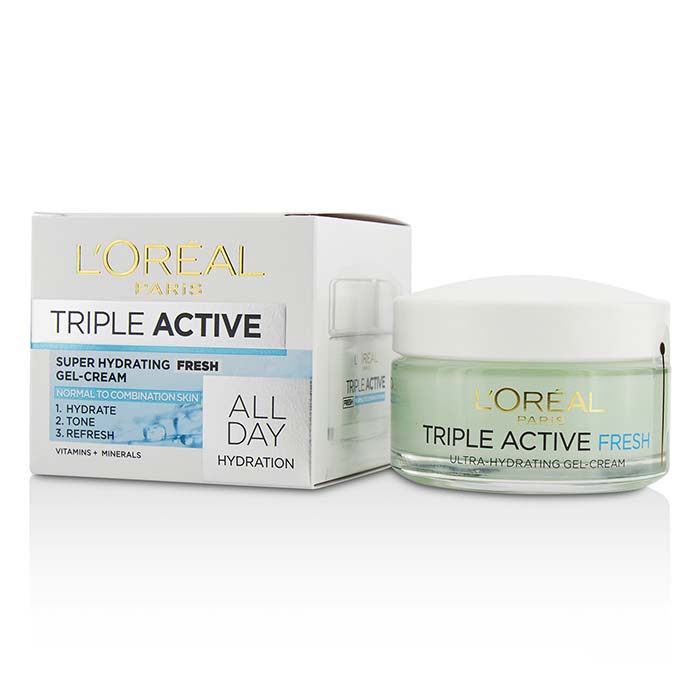 L'Oreal Triple Active Super Hydrating Fresh Gel-Cream - For Normal To Combination Skin 50ml/1.7ozProduct Thumbnail