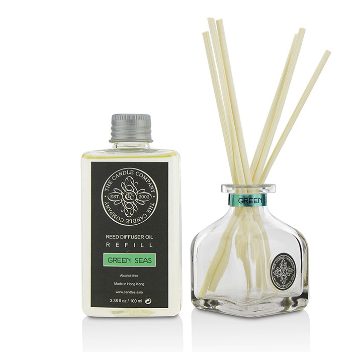 The Candle Company Reed Diffuser with Essential Oils - Green Seas 100ml/3.38ozProduct Thumbnail