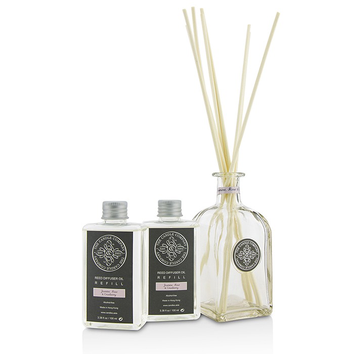 The Candle Company Reed Diffuser with Essential Oils - Jasmine, Rose & Cranberry 200ml/6.76ozProduct Thumbnail