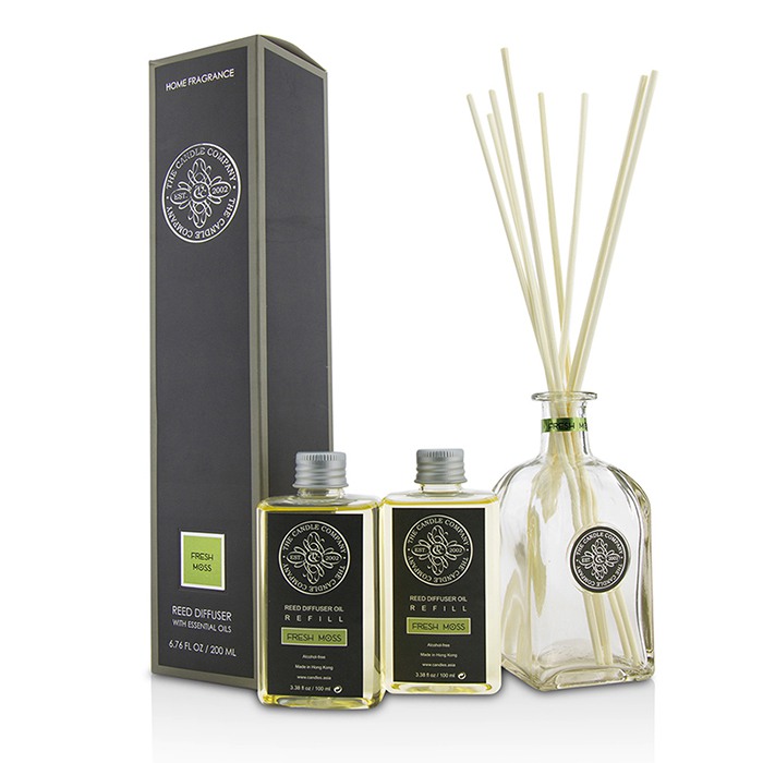 The Candle Company Reed Diffuser with Essential Oils - Fresh Moss 200ml/6.76ozProduct Thumbnail