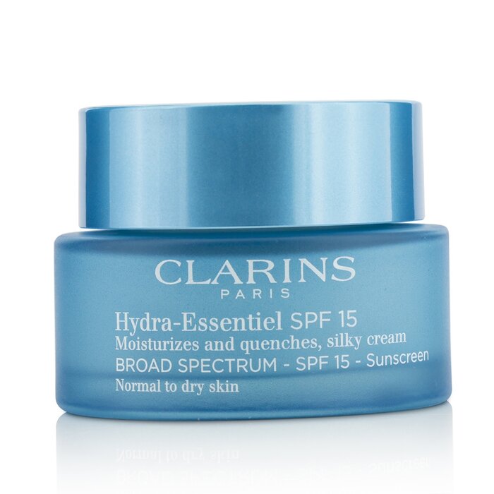 Clarins Hydra-Essentiel Moisturizes & Quenches Silky Cream - Voide SPF 15 - Normaali, Kuiva Iho 50ml/1.7ozProduct Thumbnail