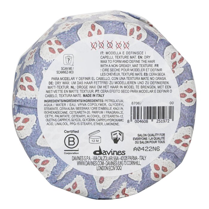Davines More Inside This Is A Strong Dry Wax (For definerte, matte teksturer) 75ml/2.69ozProduct Thumbnail